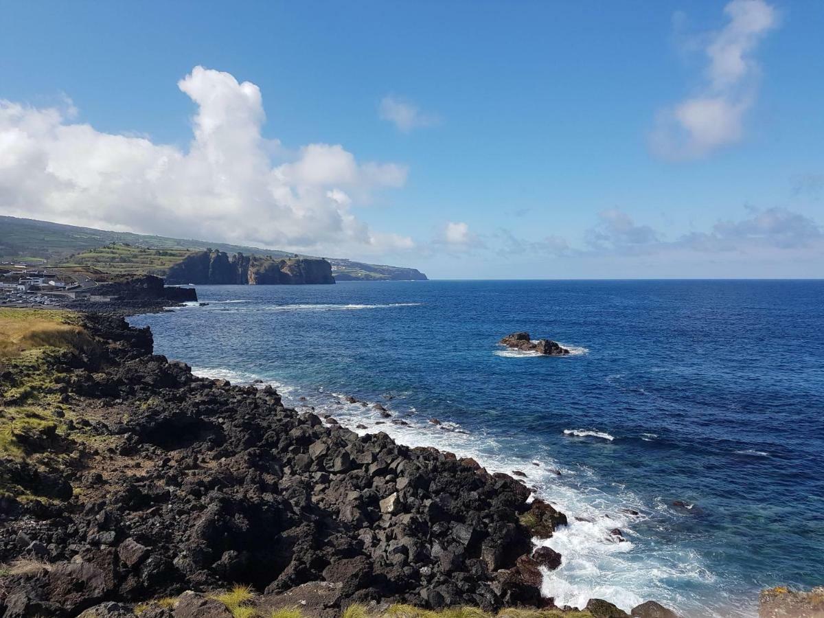 Seaside Azores Villa With Natural Pool, Terrace & Barbecue Capelas Esterno foto